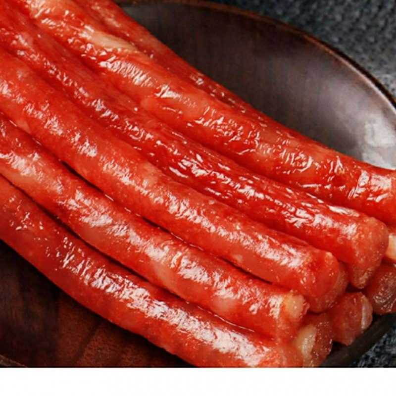 开袋即食300克拍二发三翟老头广味腊肠酒香甜肠小腊肠批发厂代发
