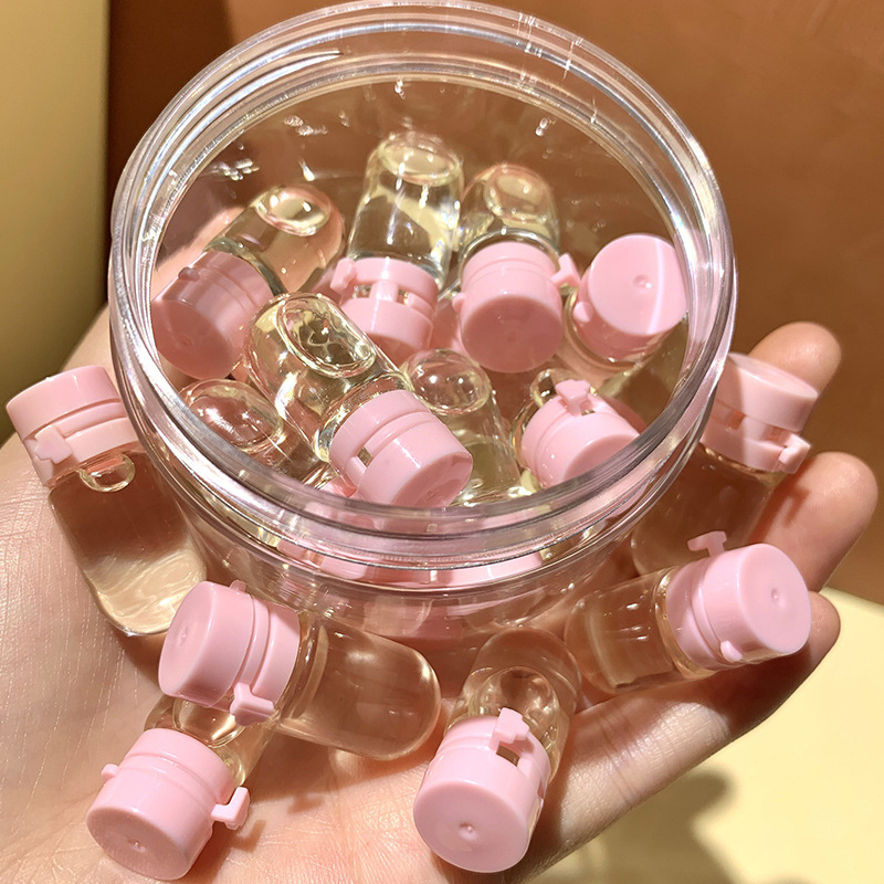 便携小颗粒卸妆油胶囊温和清洁脸眼唇部卸妆三合一净颜卸妆油迷你