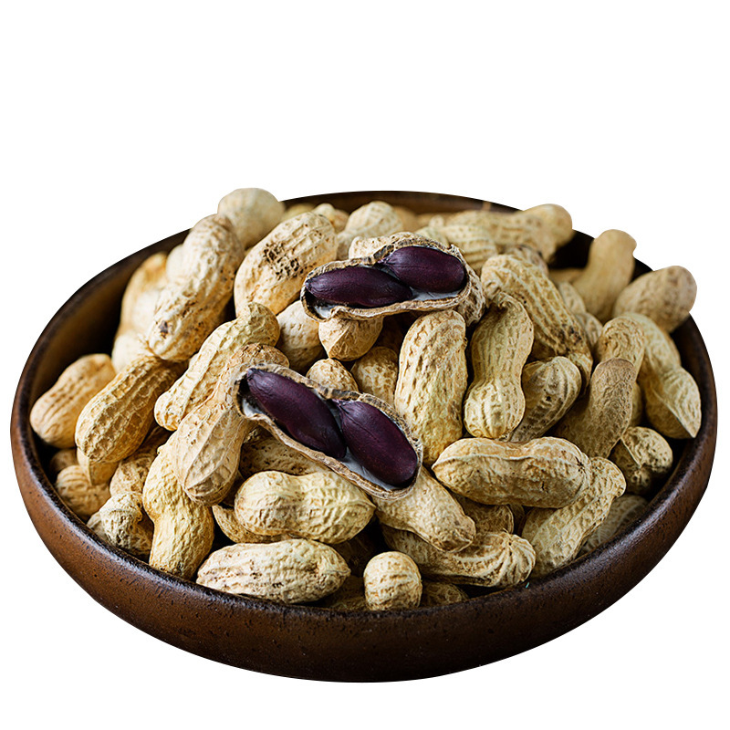 多味香脆黑花生g带壳熟花生奶香五香蒜味黑皮花生零食坚果炒货