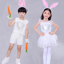 六一儿童小兔子表演出服夏季动物兔子乖乖幼儿园蓬蓬裙舞蹈卡通61