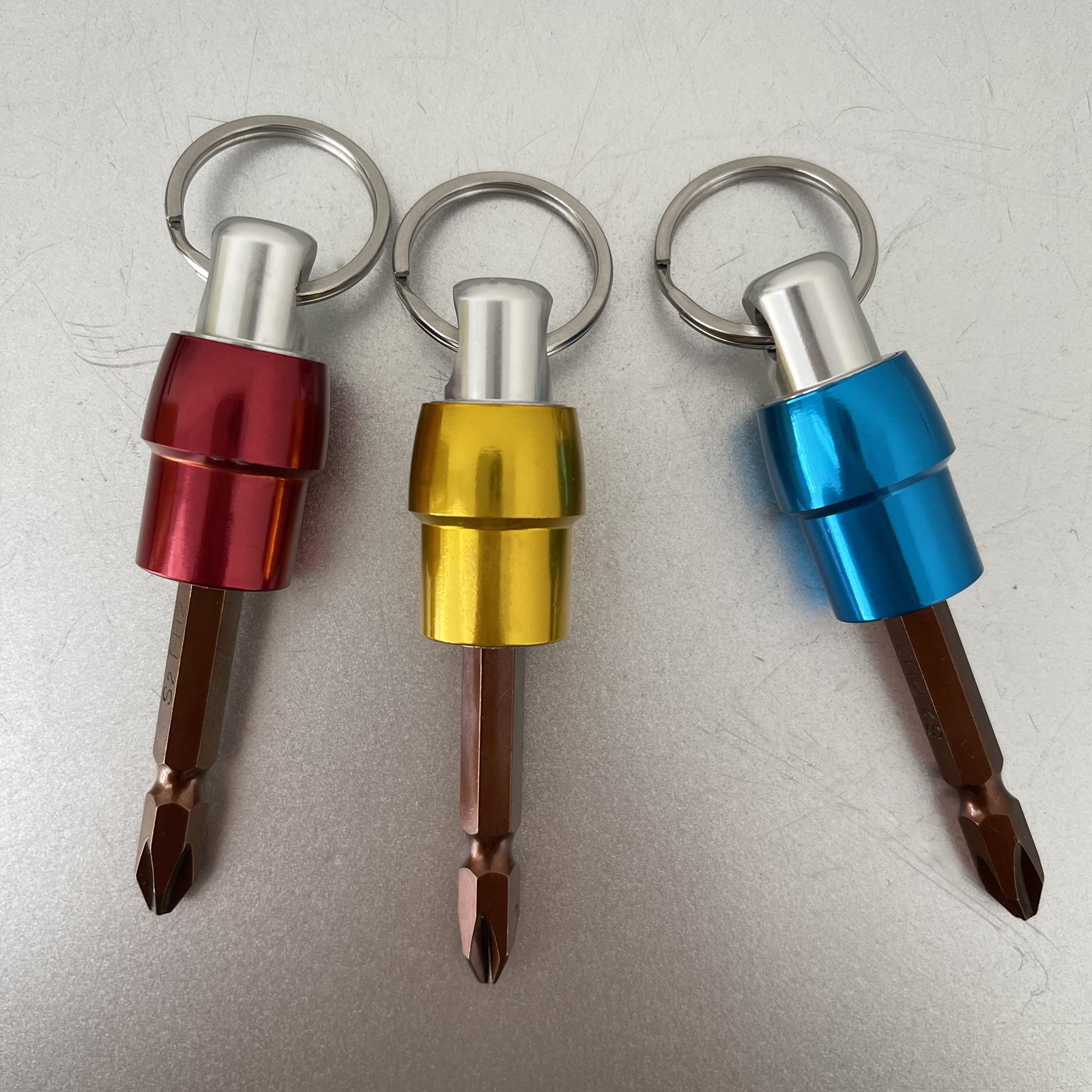 钥匙扣批头座 钥匙扣吊环6.35mm批头收纳座 钥匙批头快捷随身工具