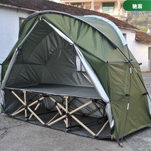 户外单兵帐篷野营帐篷储物露营帐不含行军床