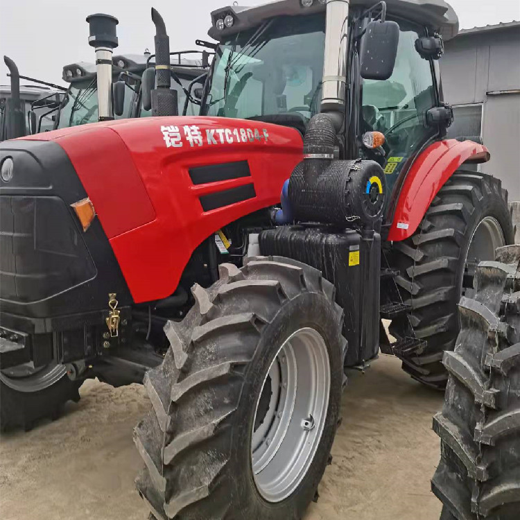 1804凯特神州红拖拉机 带有原车气泵 可带拖斗双作用三组液压输出