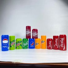 亚马逊爆款创意硅胶套易拉罐啤酒保护套光面可口硅胶可乐套500ml