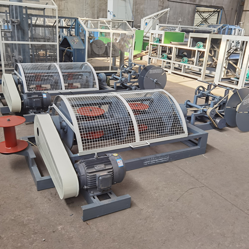 莱州福敖zsj220废旧录像带布条打绳机分体式电化铝纸四股制绳机