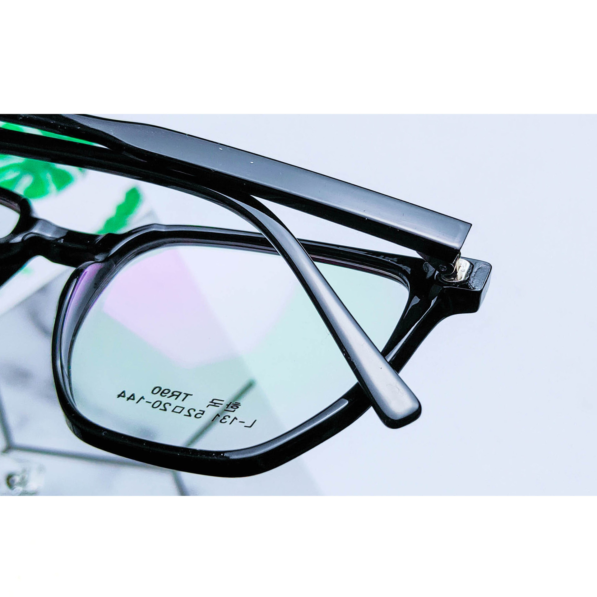 tr90方形大号眼镜架批发 多边形男女式眼镜框 轻盈耐摔复古近视镜