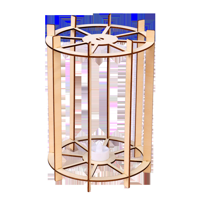 新年元宵节手工灯笼制作diy材料宫灯骨架架子传统手提涂鸦古风