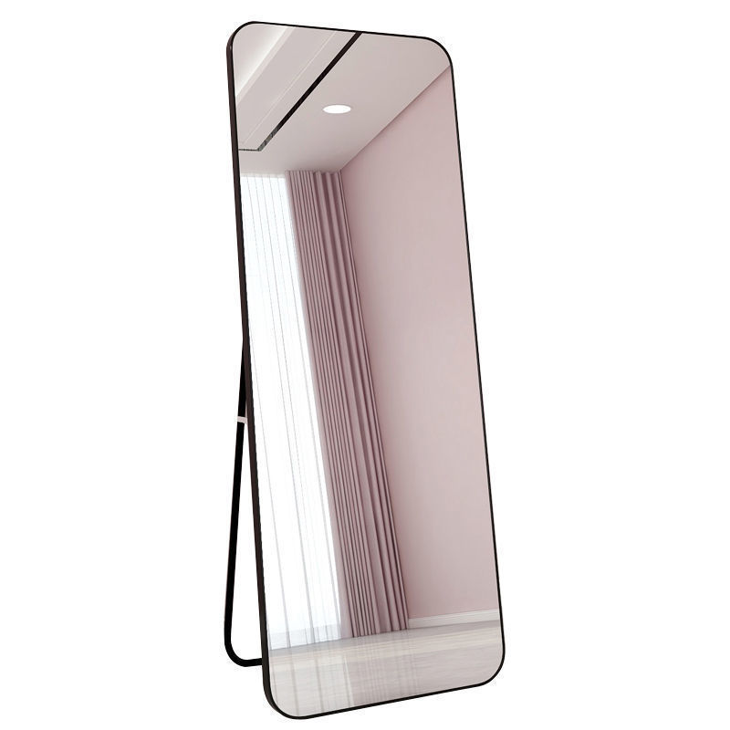 INS Full-Length Mirror Household Mirror Wall Hanging Floor Dual-Use Clothing Store Full-Length Mirror Light Luxury Slimming Self-Shooting Mirror Wholesale