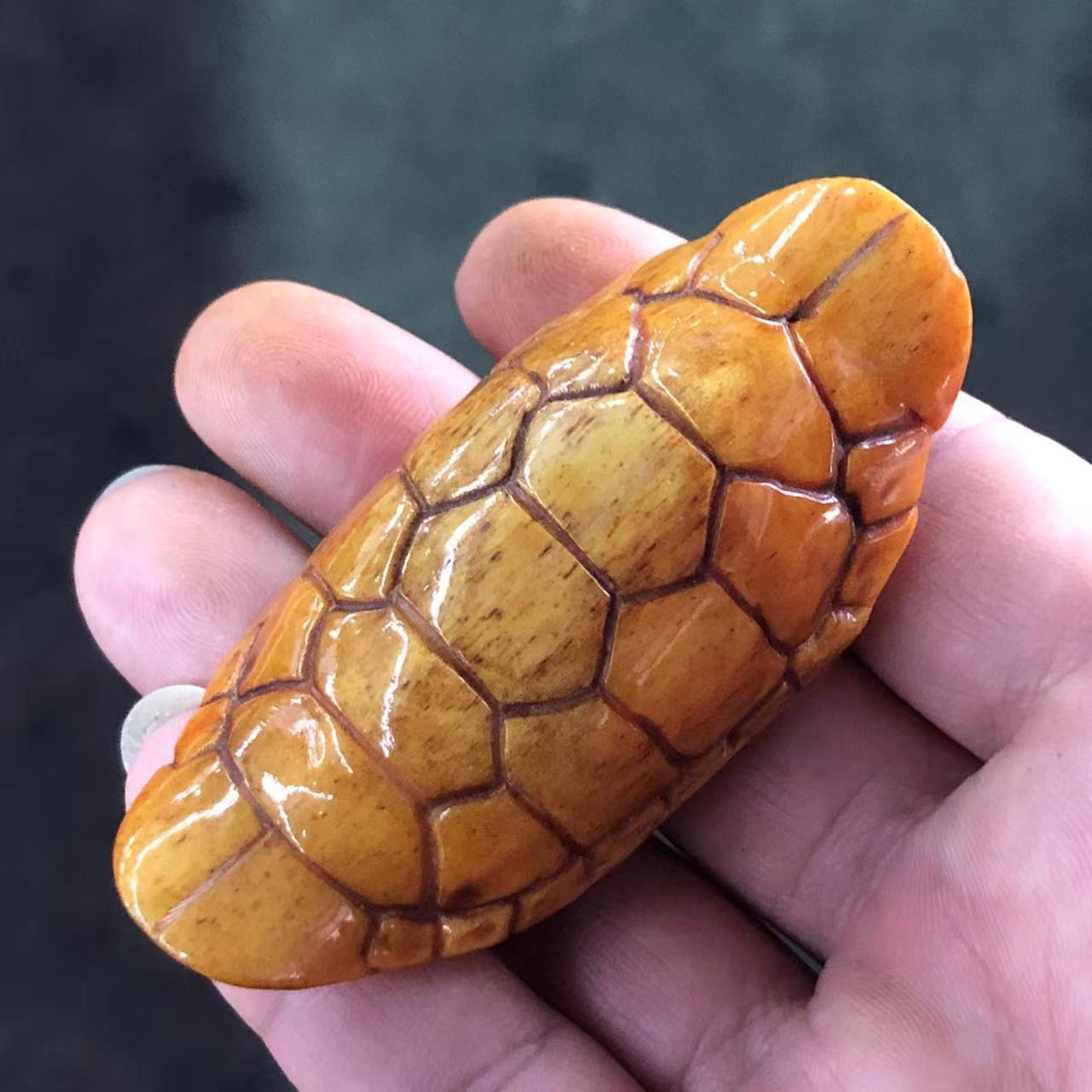古玩杂项仿古做旧牛骨龟甲挂件骨雕富甲文玩把件批工艺品-阿里巴巴