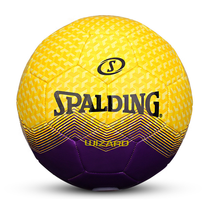 厂家货源斯伯丁正品5号足球 青少年学生训练球 脚感练习足球
