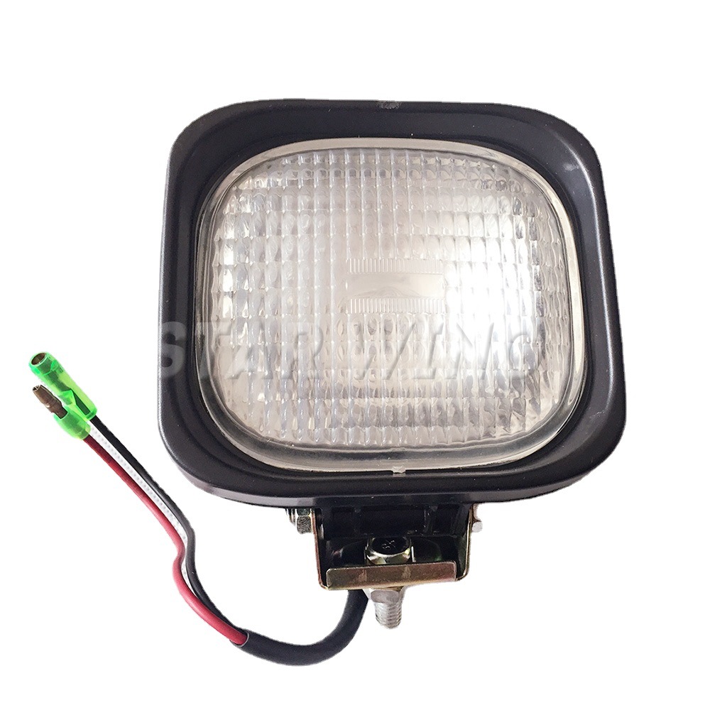 热卖 高品质拖拉机工程车前照灯h3 卡特灯,方形 12v