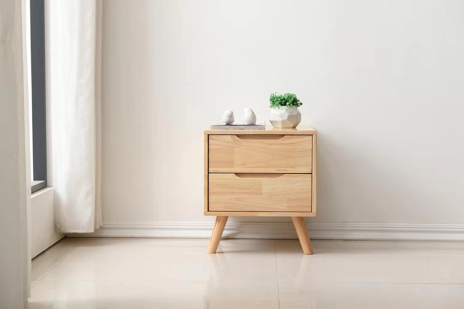 床头柜北欧小型超窄简易款现代简约卧室收纳床边实木小尺寸柜子