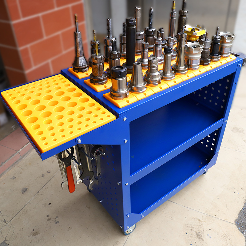 8成交65件中心刀具车cnc数控工具车bt30刀柄架bt40收纳管理车间手推车