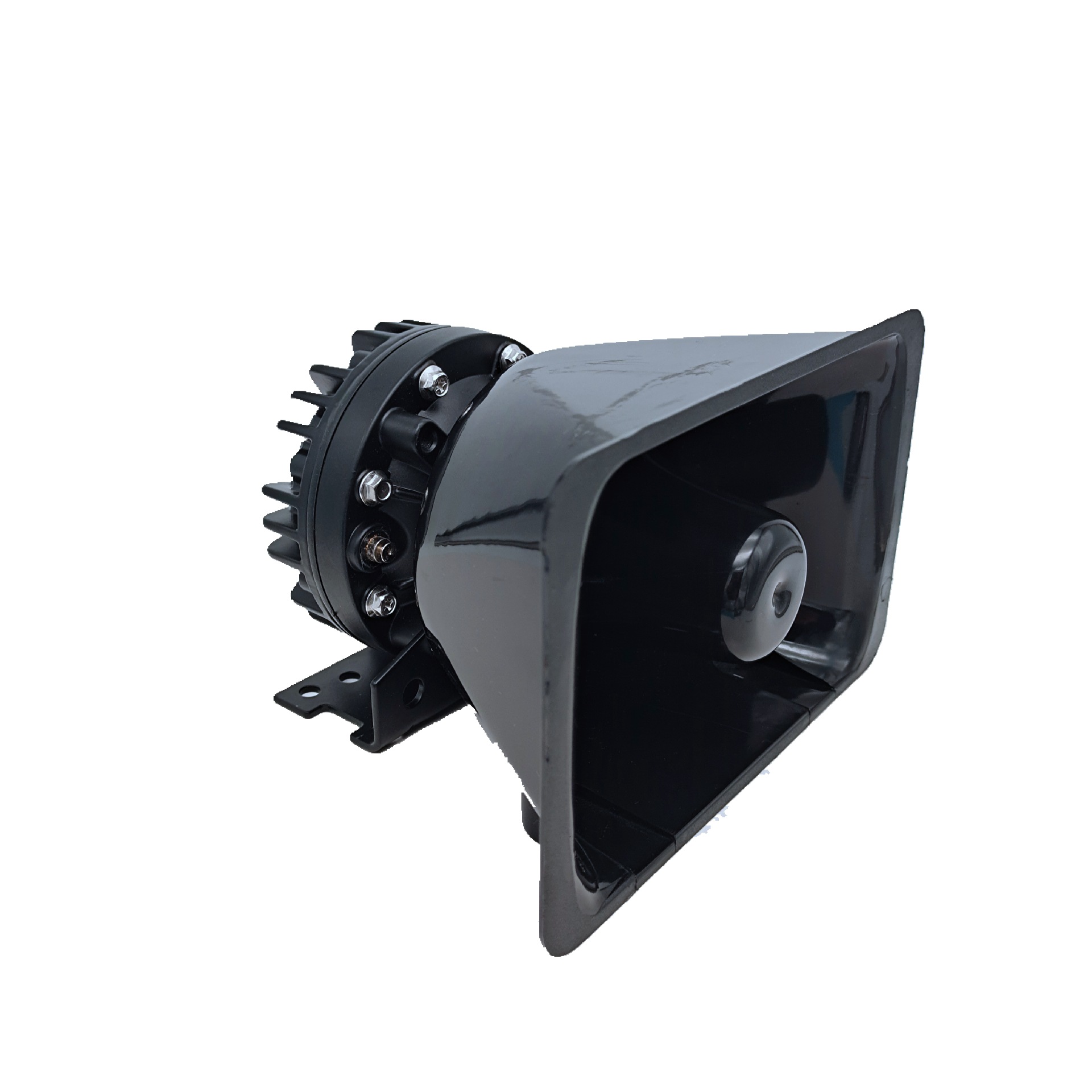 海科曼警报器扬声器喇叭消防车救护车高分贝高音带散热器喇叭100w