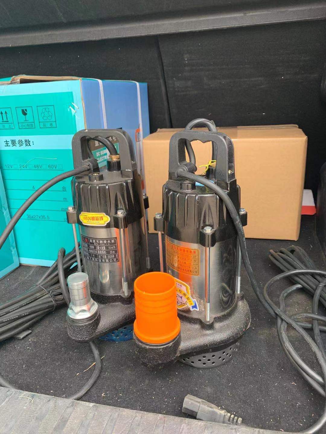 5寸2寸48v60v72v直流潜水泵抽水泵电动车电瓶排水