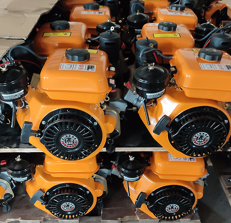 风冷柴油机动力头 168汽改柴柴油机 小型风冷单缸电启动动力头