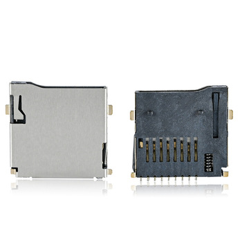 tf卡座单弹 自弹式 micro sd储存卡手机内存卡座母座tf外焊卡座