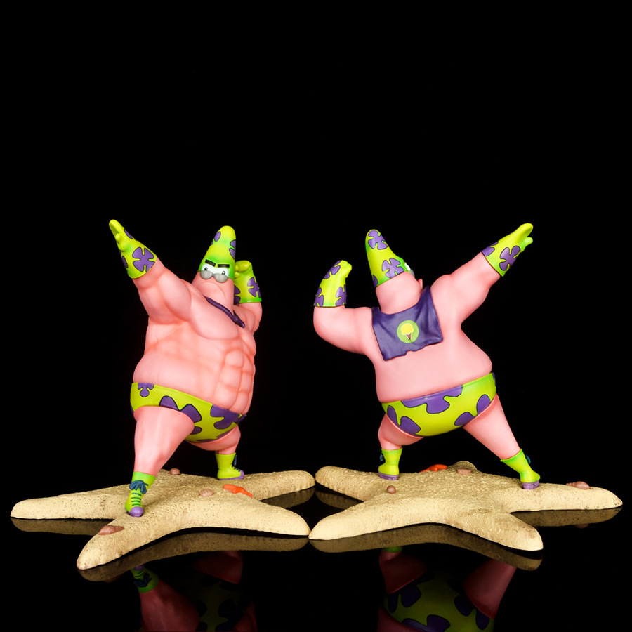 动漫 海绵宝宝 最好的朋友 派大星 组合版 景品手办摆件 盒装公仔