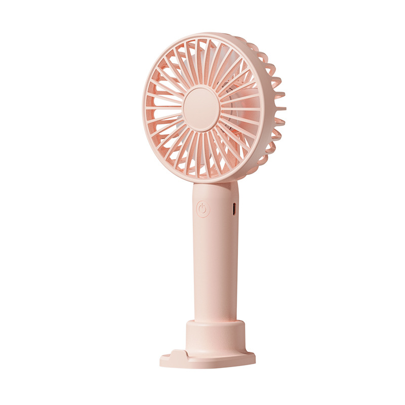 2024 New Mini Usb Small Fan Handheld Portable Mute Office Student Desktop Fan Logo