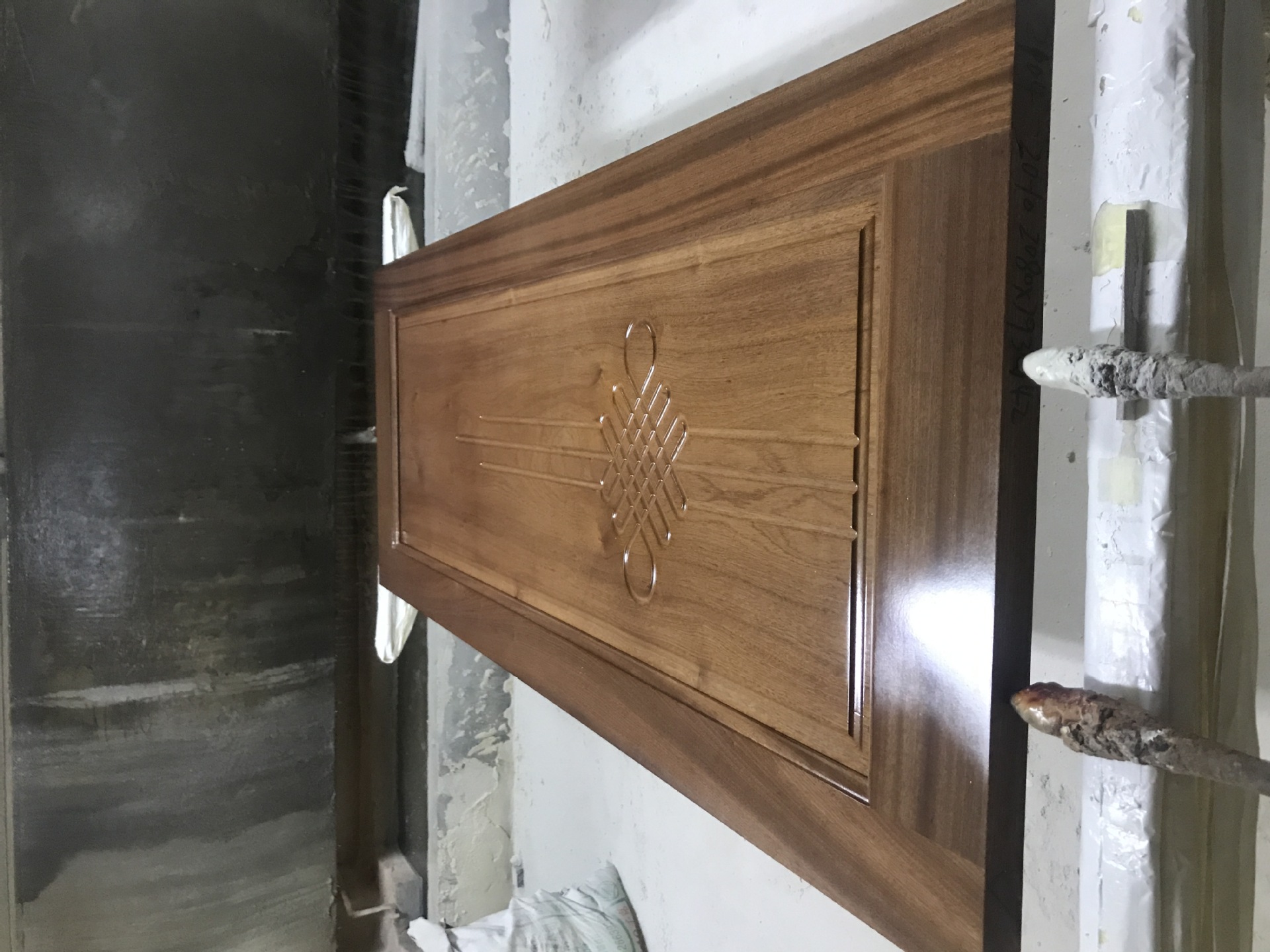 包邮爆款 全实心实木门别墅家庭原木门中式装修中国结房门