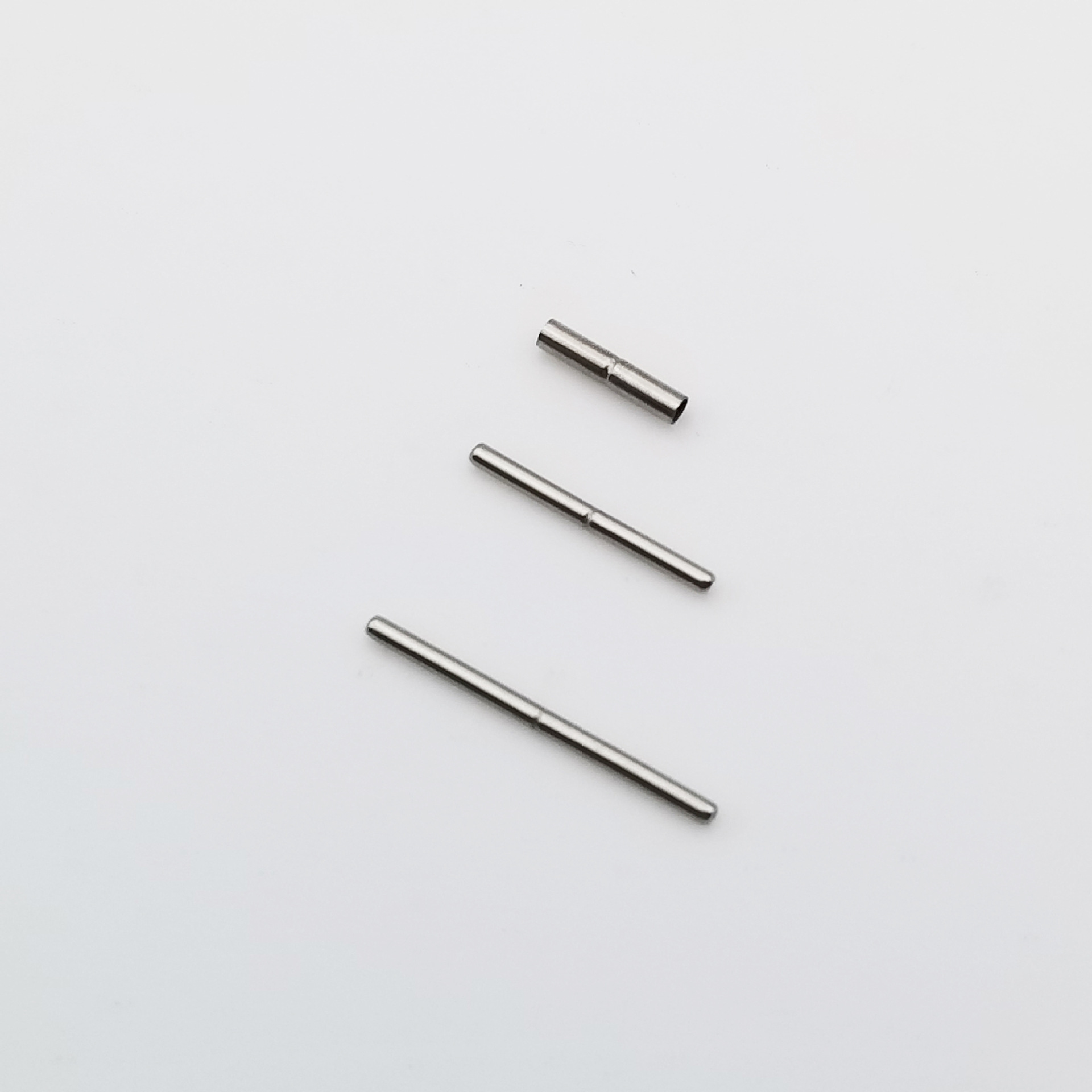 子母通手表配件连接轴钢表带套筒表轴不锈钢销子表轴连接杆8010