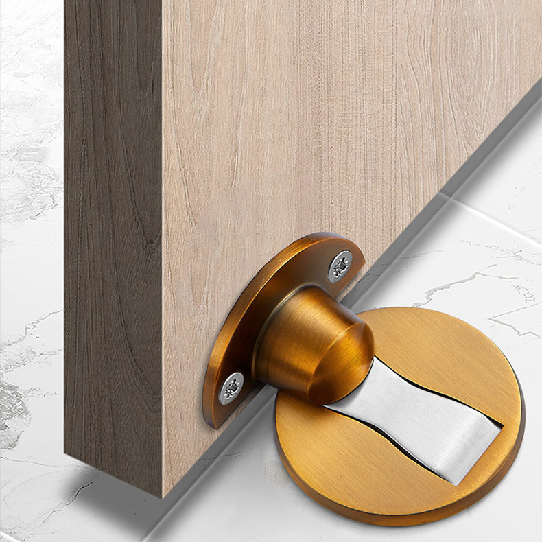 家具五金配件用品门吸真材料304六色不锈钢门吸木门磁吸时尚耐用