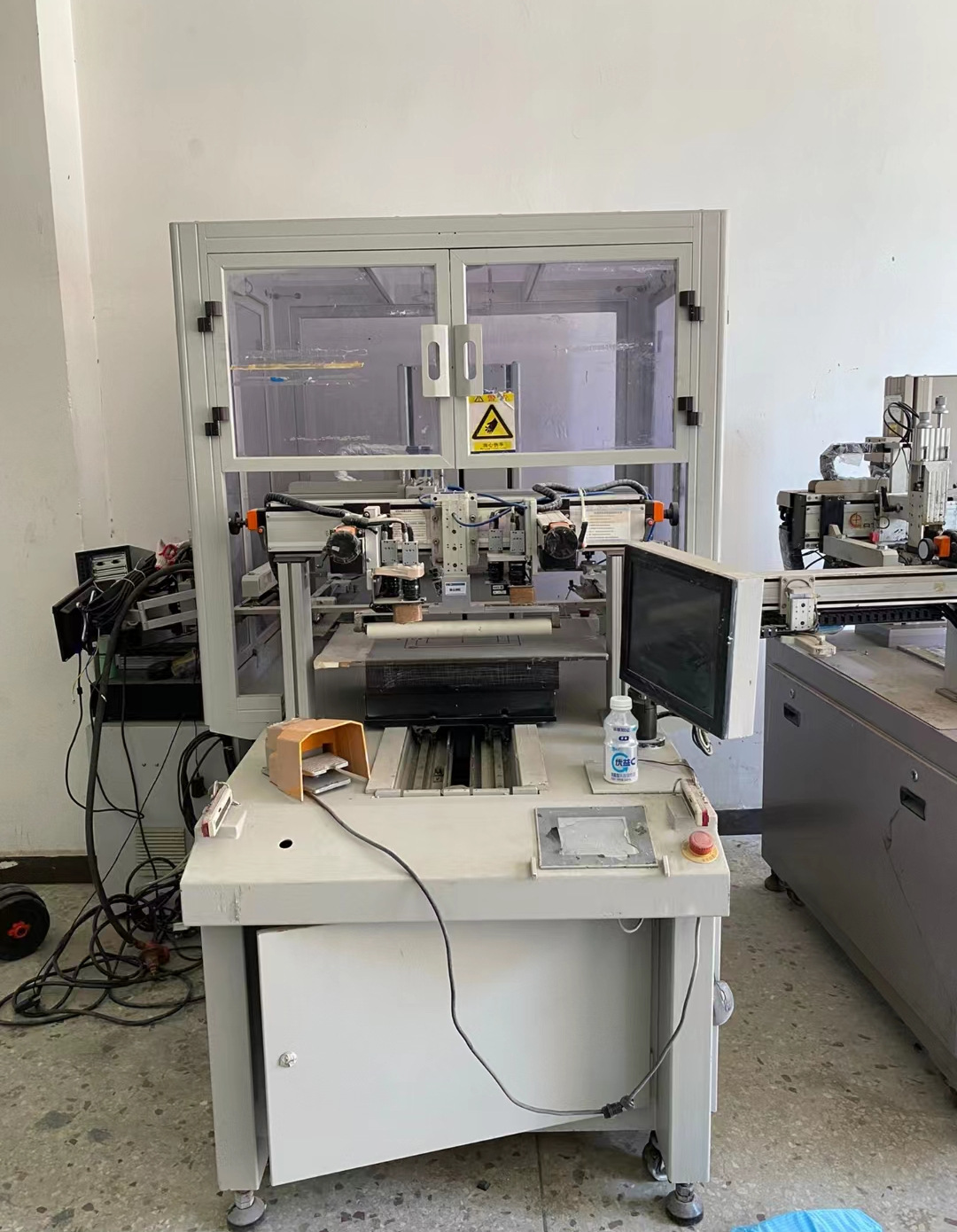 【东远】台湾atma atmagp 30pp ccd平板玻璃居中对位丝印机 议价