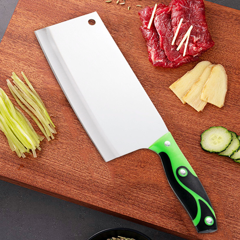 阳江菜刀塑料柄切片刀家用切肉刀厨房用刀跑江湖地摊货新款切菜刀