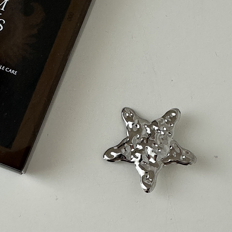 Personalized Five-Pointed Star Total Alloy Hairpin Bang Clip Rhinestone Min Small Hairpin Forehead Cropped Hair Clip Barrettes Duckbill Clip