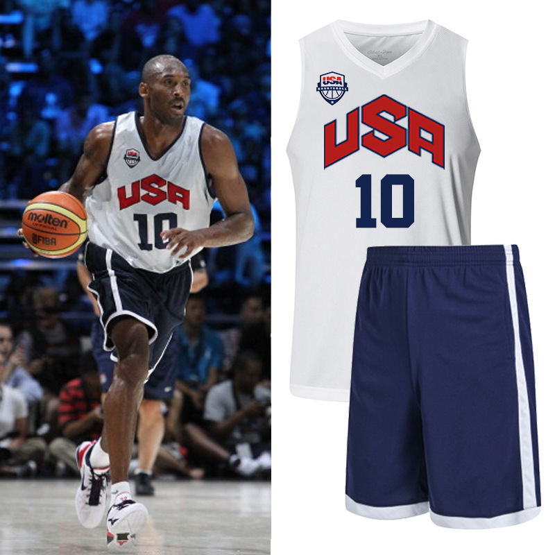 科比球衣10号篮球服套装男女篮球训练服比赛队服个性