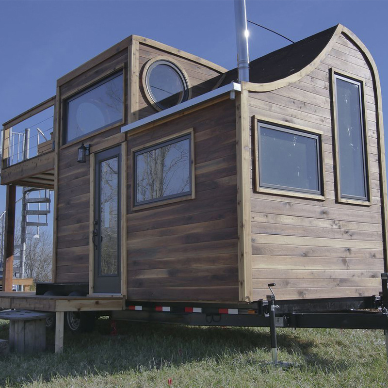 住宅木质轻钢结构房民宿拖挂房车卧室房屋创新可移动集装箱旅行车