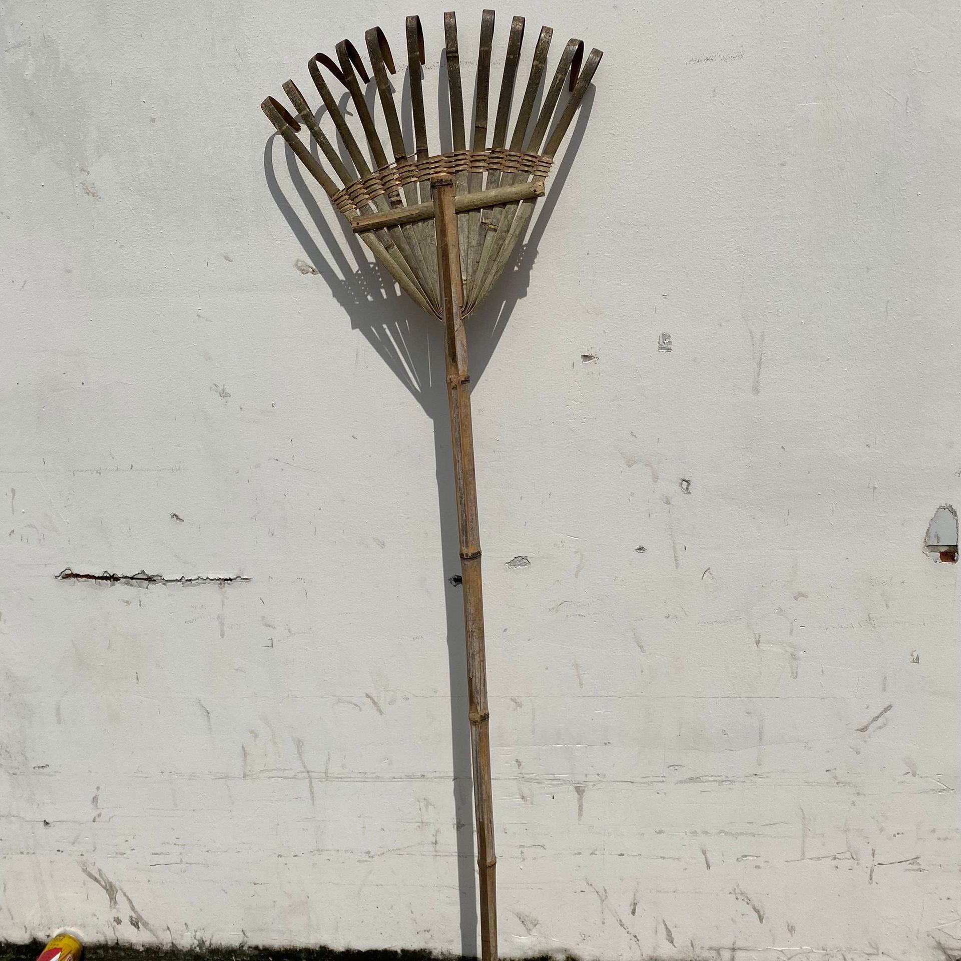 竹耙搂草耙大耙子垃圾耙子竹扒子园艺工具道具耙表演耙子农用耙子-阿