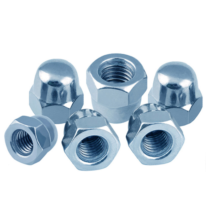 一体盖母 组合式球头螺帽 连体盖型螺母六角头汽车轮胎 装饰螺母
