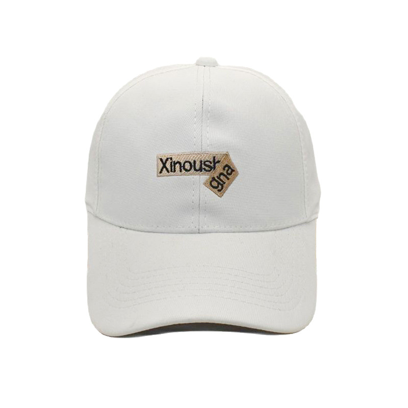 Korean Style Ins Alphabet Embroidery Peaked Cap Female Japanese-Style and Internet-Famous Baseball Cap Casual All-Match Face-Looking Small Sun Hat