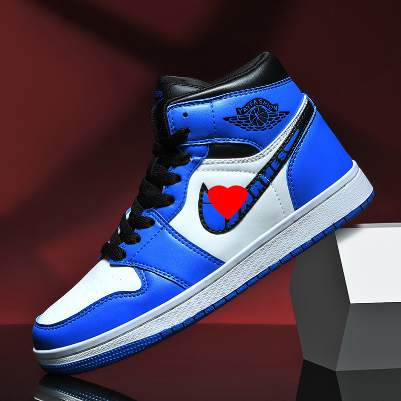 aj男鞋2021秋冬莆田空军一号青少年高帮板鞋男情侣休闲运动篮球鞋