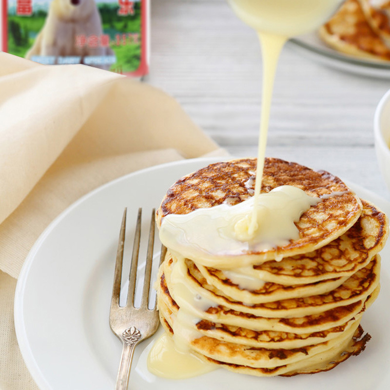 富乐傅乐炼乳350g*5蛋挞液奶茶咖啡甜点炼奶食用烘培原料商用包装