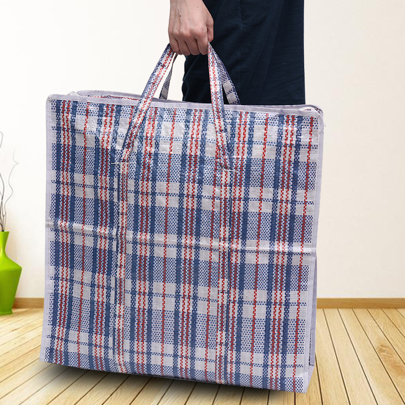 防水手提搬家袋编织袋被子行李蛇皮袋大号加厚离校打包袋定制批发