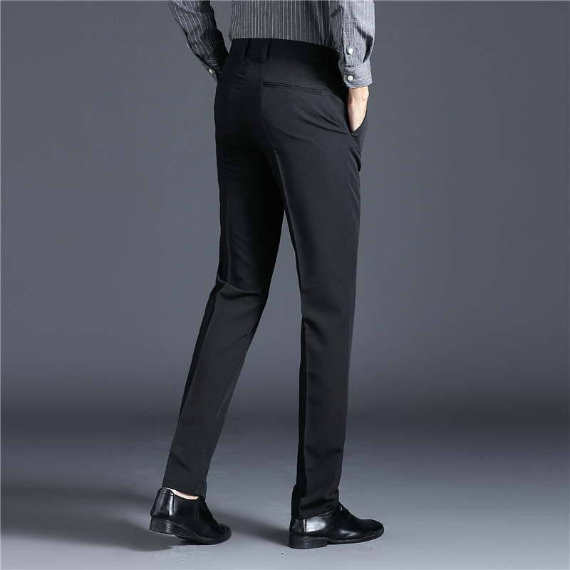Hot Sale Men's Suit Pants 2022 Spring and Autumn Men's Trousers Slim Straight Four Seasons Business Men's Pants Daily Work Pants