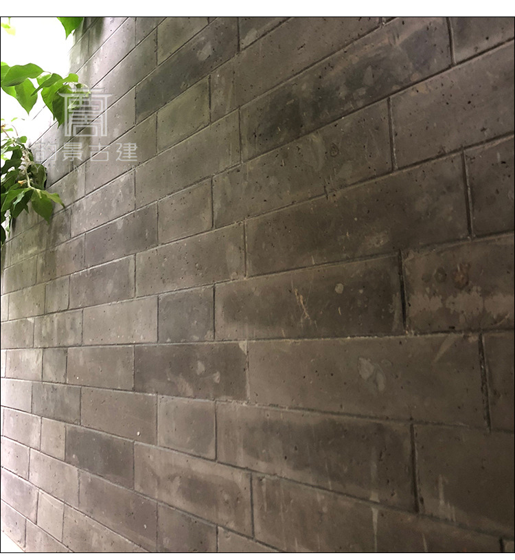 青砖仿古砖中式复古墙砖室内古建小青砖切片面砖文化砖青砖片贴墙