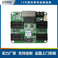 led全彩显示屏卡莱特E80接收卡同步多功能接收卡e80原装正品