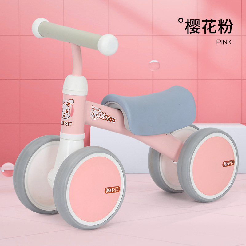 Children's Balance Car Baby Toy Pedal-Free Scooter Walker Swing Car Luge Novelty Stroller Luminous