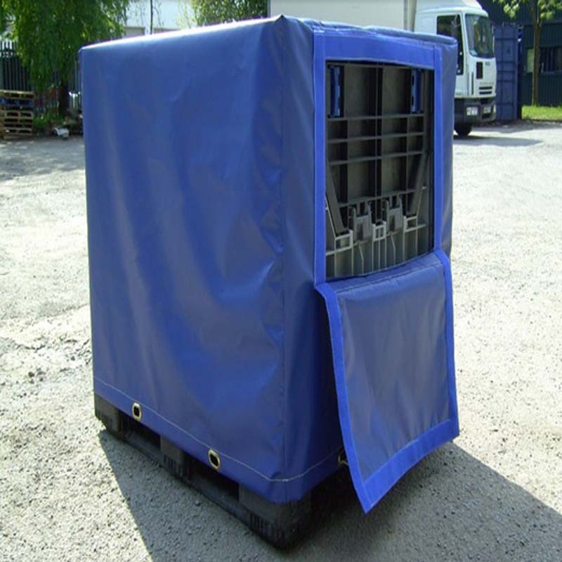 批发帆布托盘罩子防雨机器罩 多用途pe篷布防护罩 聚乙烯编织布