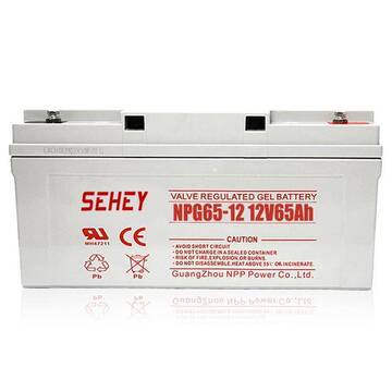 sehey西力蓄电池npg/sh65-12 12v65ah 机房ups/eps直流屏后备电源