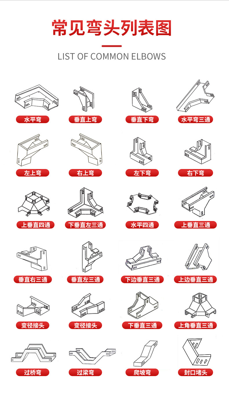 热浸锌桥架热镀锌桥架防火喷塑桥架不锈钢电缆桥架金属线槽大跨距