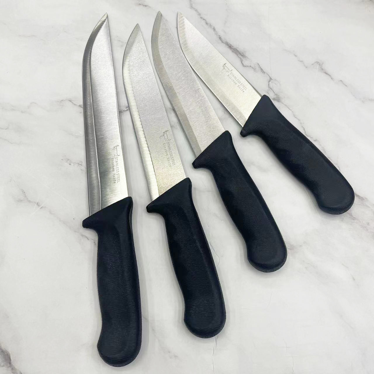 Wholesale Kitchen Fruit Knife Plastic Handle Chef Knife Household Kitchen Fruit Replaceable Blade Knife Black Handle Cleaver