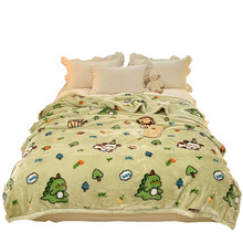 冬季拉舍尔毛毯加厚床上用小被子午睡毯学生宿舍床单人珊瑚绒盖毯
