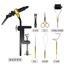 白鹭飞路亚纳米飞蝇钩户外渔具毛钩仿生饵绑钩工具材料绑制套装