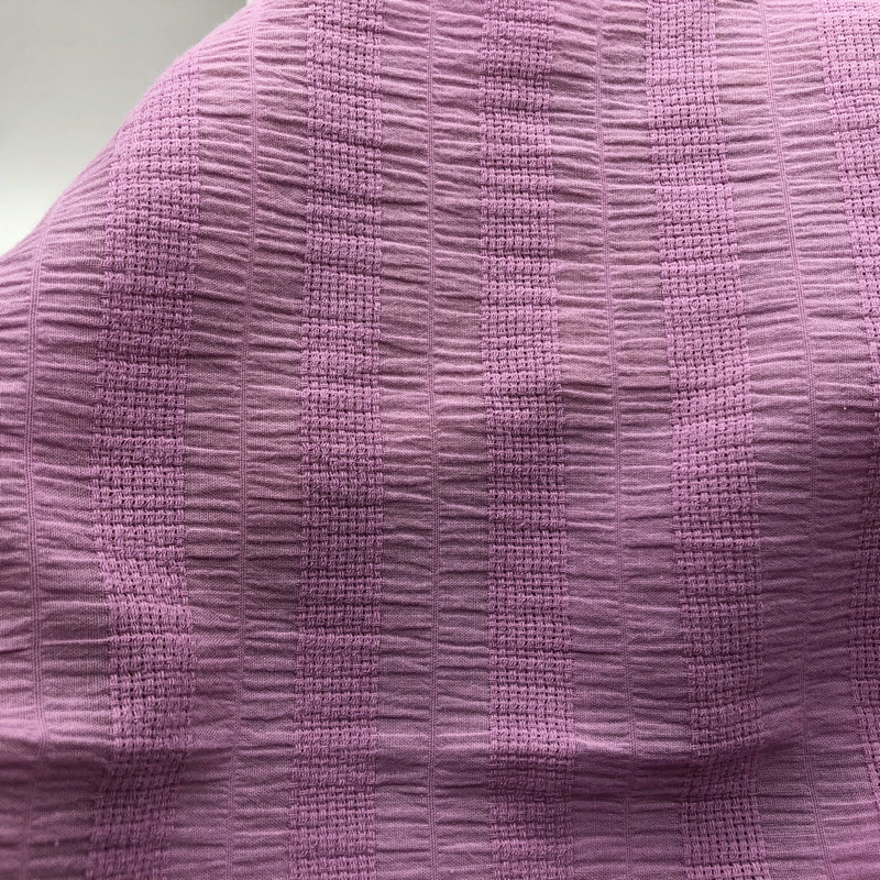 厂家批发多股纱罗提花布料时尚女装童装衬衫连衣裙面料全棉梭织布