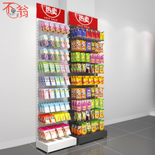 靠墙货架挂钩多层超市货架袜子小型挂架立式零食多功能展示架