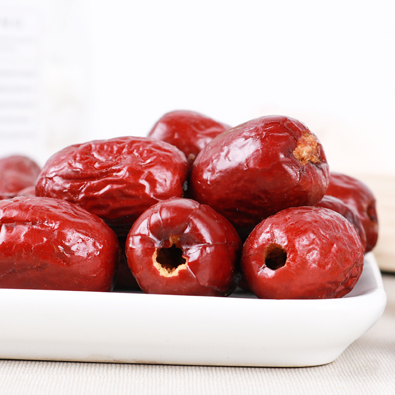 红枣干批发脆枣无核酥脆嘎嘣脆冬枣香酥零食小包装整箱500g亚马逊